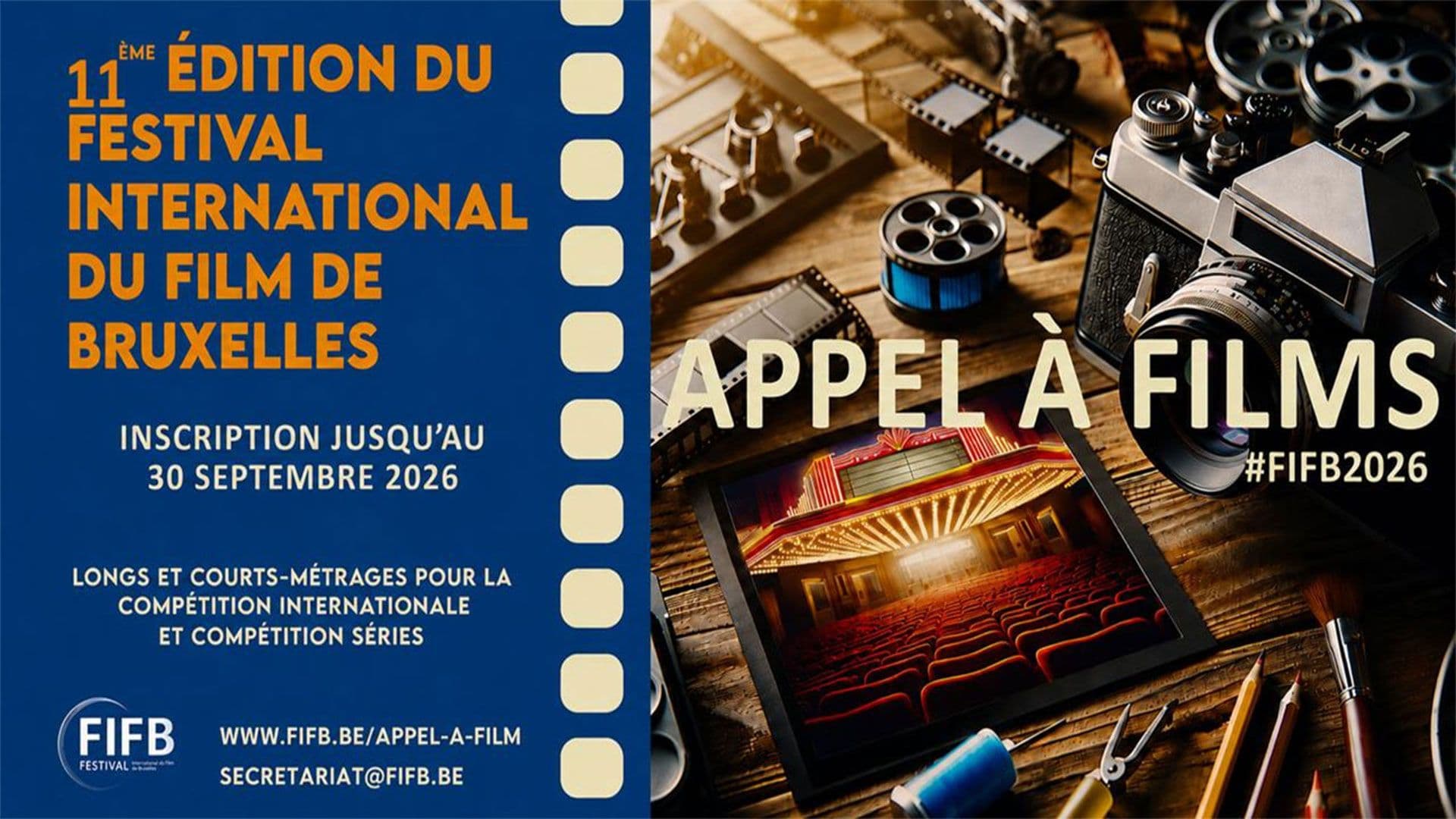 Affiche de l’Appel à Films FIFB 2026